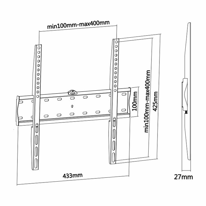Aisens Soporte de Pared Ultra Delgado WT55F-013 para TV de 32-55 pulgadas Aisens Soporte de Pared Ultra Delgado WT55F-013 para TV de 32-55 pulgadas